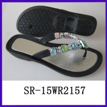 Shine diamond PVC-Einspritzung China Sandale Schuh China Frauen Schuhe China Schuh